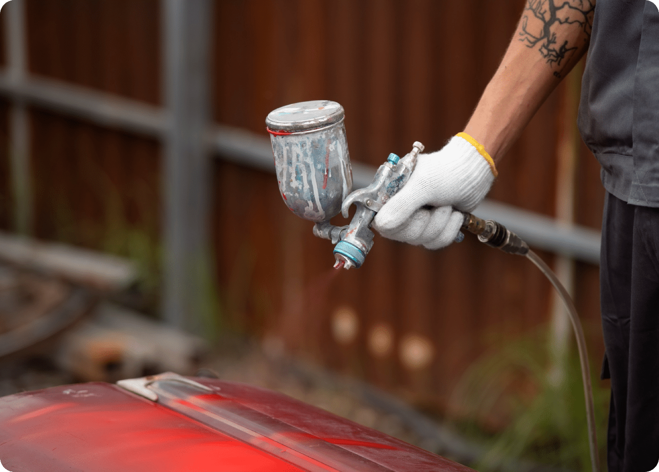 Travaux de peinture extérieure