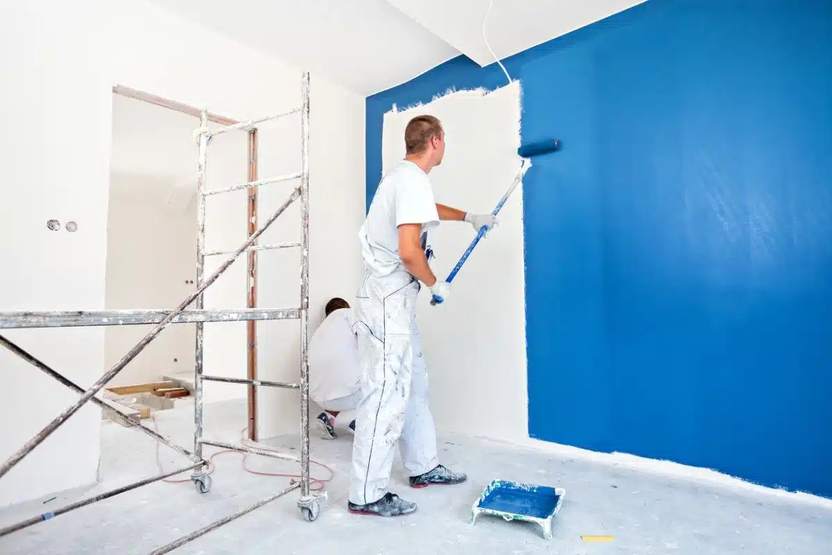 Chantier de peinture